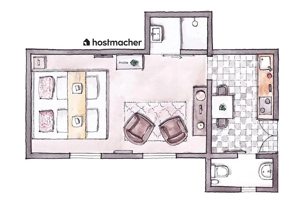 Practical 1Br Flat By Center By Hm Apartment Vienna Austria
